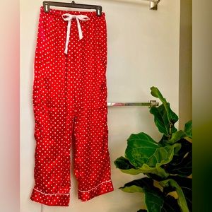 Small satin pajamas. Holiday.